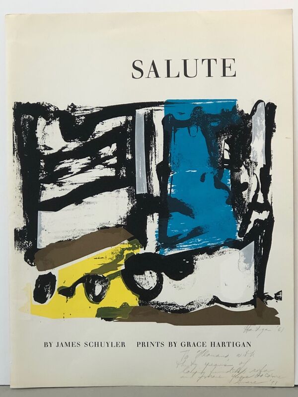 Grace Hartigan, ‘Salute 1’, 1961, Print, Screenprint on paper, Anders Wahlstedt Fine Art