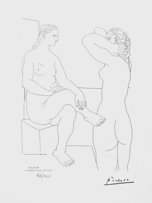Pablo Picasso, ‘Two Nudes’, 1990, Reproduction, Lithograph on wove paper, Art Commerce