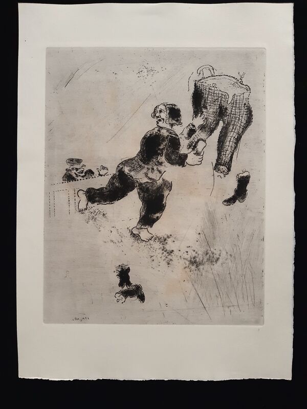 Marc Chagall, ‘Les Ames mortes (by N. Gogol) - Complete Series with Hand-Written Dedication’, 1948, Books and Portfolios, Etchings on Arches wove paper, Wallector