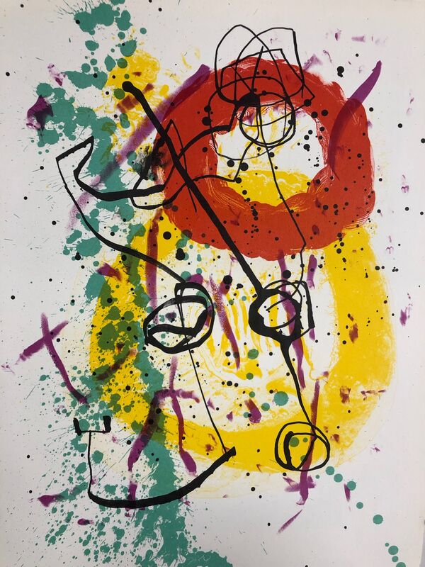 Joan Miró, ‘Soleil Rouge’, 1961, Print, Original lithograph on wove paper, Samhart Gallery