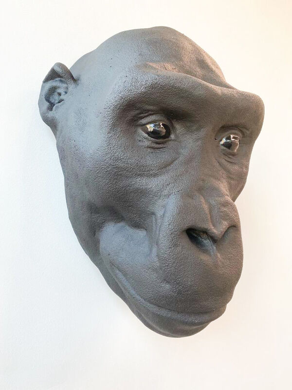 Stefano Bombardieri, ‘Testa Gorilla’, 2020, Sculpture, Fiberglass, Oblong Contemporary