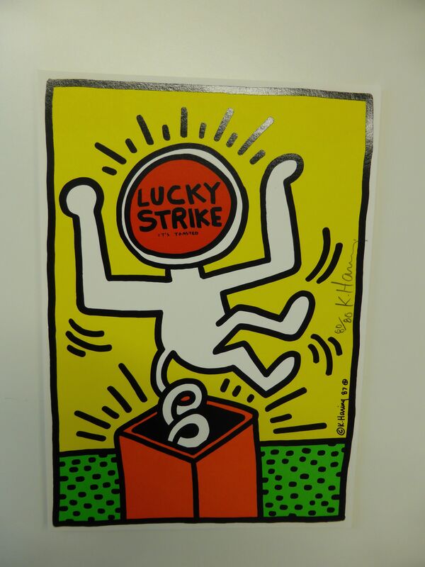 Keith Haring, ‘Lucky Strike  (3)’, 1987, Print, Screenprint, Fine Art Mia