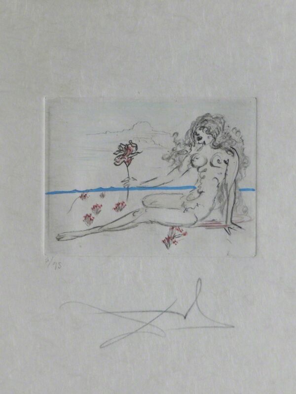 Salvador Dalí, ‘Petites Nus (From Appollinaire) H’, 1972, Print, Etching, Fine Art Acquisitions Dali 