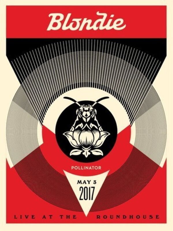Shepard Fairey, ‘Live at Roundhouse (Blondie : Polinator album Tour)’, 2017, Print, Speckletone paper, AYNAC Gallery