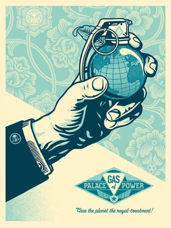 Shepard Fairey, ‘Gaz palace of power’, 2016, Print, Screenprint in colours on paper, DIGARD AUCTION