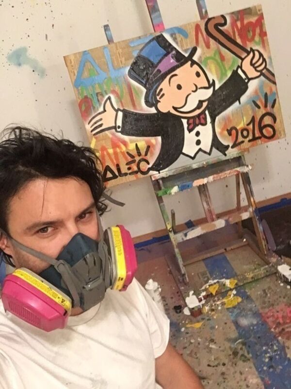 Alec Monopoly, ‘The Entrepreneur’, 2016, Painting, Acrylic and Spray Paint on Canvas, Artsy x Poly Auction