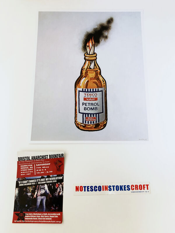 Banksy, ‘Petrol Bomb’, 2011, Print, Offset Lithograph, Lougher Contemporary Gallery Auction