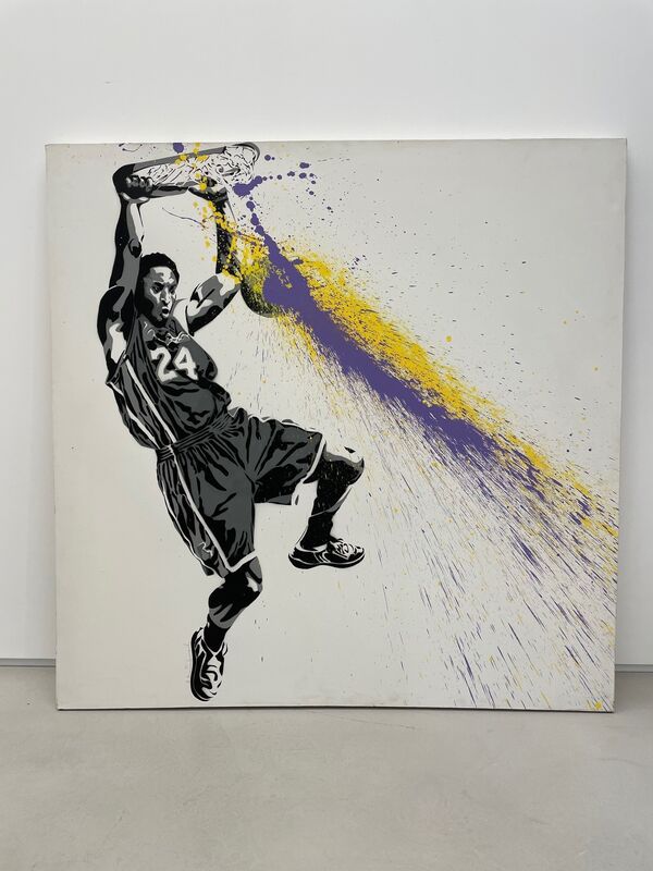 Mr. Brainwash, ‘Kobe Bryant’, 2009, Painting, Screenprint with acrylic, spraypaint and stencil on canvas, Artsy x Forum Auctions