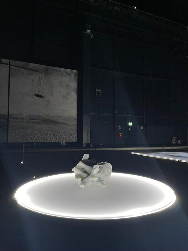 Anna Raimondo, ‘Le forme dei sogni tornano al mare (Mariana)’, 2021, Installation, Marble + sound, Shazar Gallery