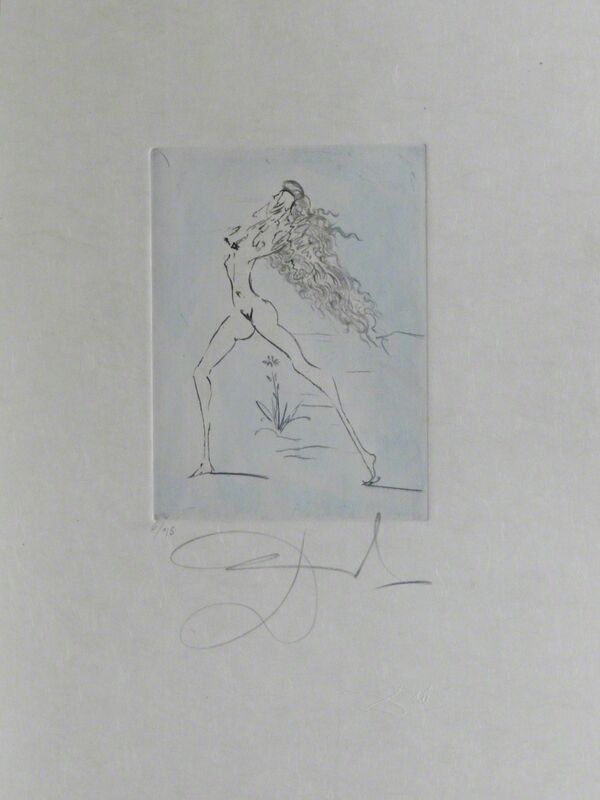 Salvador Dalí, ‘Petites Nus (From Appollinaire) E’, 1972, Print, Etching, Fine Art Acquisitions Dali 