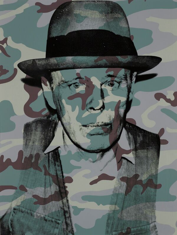 Andy Warhol, ‘Joseph Beuys in Memoriam, from For Joseph Beuys’, 1986, Print, Screenprint in colours, on Arches 88 paper, the full sheet., Phillips