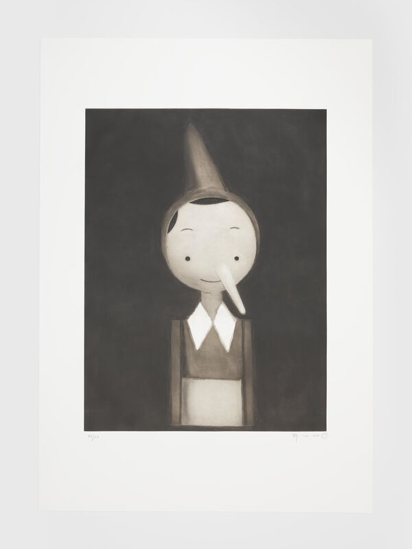 Liu Ye 刘野, ‘Pinocchio’, 2011, Print, Two-color etching, aquatint, and sugar lift from one copper plate on Magnani paper, David Zwirner