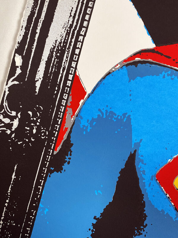 Mr. Brainwash, ‘'Obama Superman' (silver)’, 2008, Print, Screen print on deckled edge, 330gsm fine art paper., Signari Gallery