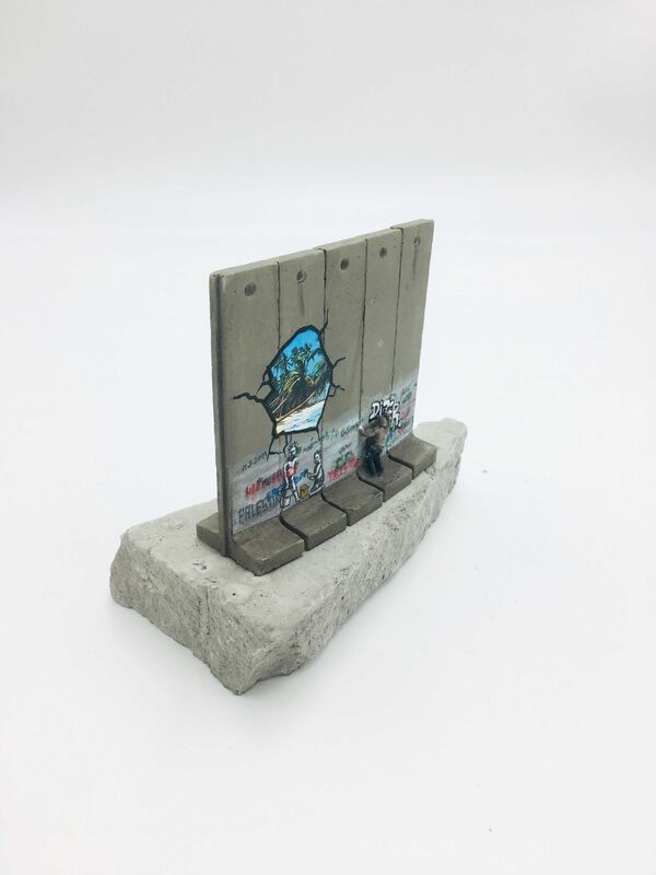 Banksy, ‘Walled Off Hotel - Wall Sculpture’, 2018, Sculpture, Miniature concrete souvenir sculpture, hand painted by local artists, Lougher Contemporary Gallery Auction