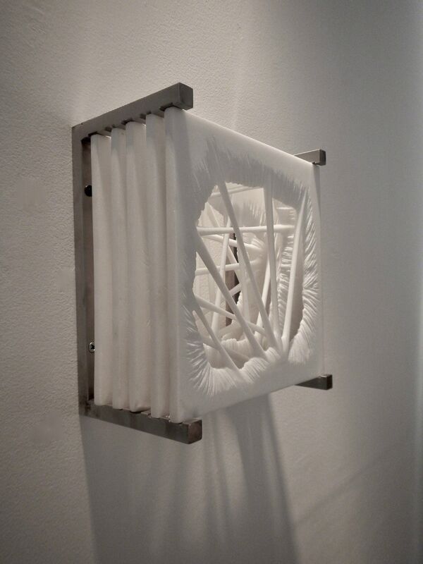 Caroline Ramersdorfer, ‘Inner View I’, 2013, Sculpture, Marble, stainless steel, C. Grimaldis Gallery