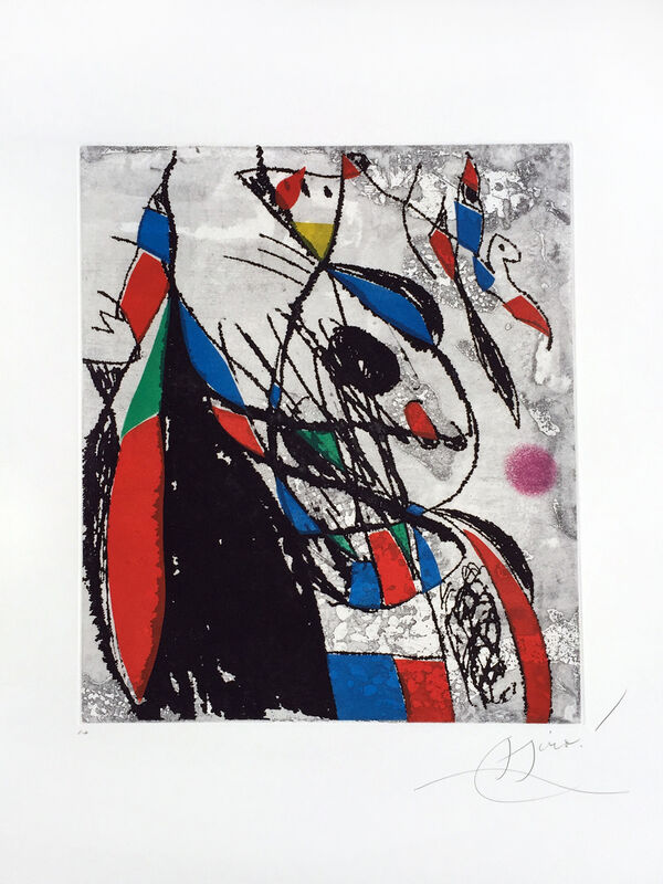 Joan Miró, ‘L'Oiseleur et sa Compagne’, 1981, Print, Etching and Aquatint, Denis Bloch Fine Art
