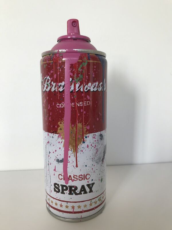 Mr. Brainwash, ‘Spray can, pink’, Other, Spray can heightened with pink painting, DIGARD AUCTION