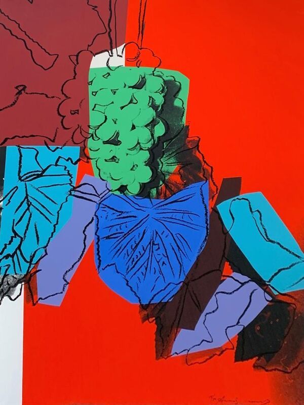 Andy Warhol, ‘Grapes, II.194’, 1979, Print, Screenprint on Strathmore Bristol paper, Hamilton-Selway Fine Art