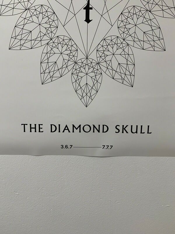 Damien Hirst, ‘DAMIEN HIRST, FOR THE LOVE OF GOD: THE DIAMOND SKULL, WHITE CUBE, BEYOND BELIEF SKULL DRAWING’, 2007, Posters, Poster paper, Arts Limited