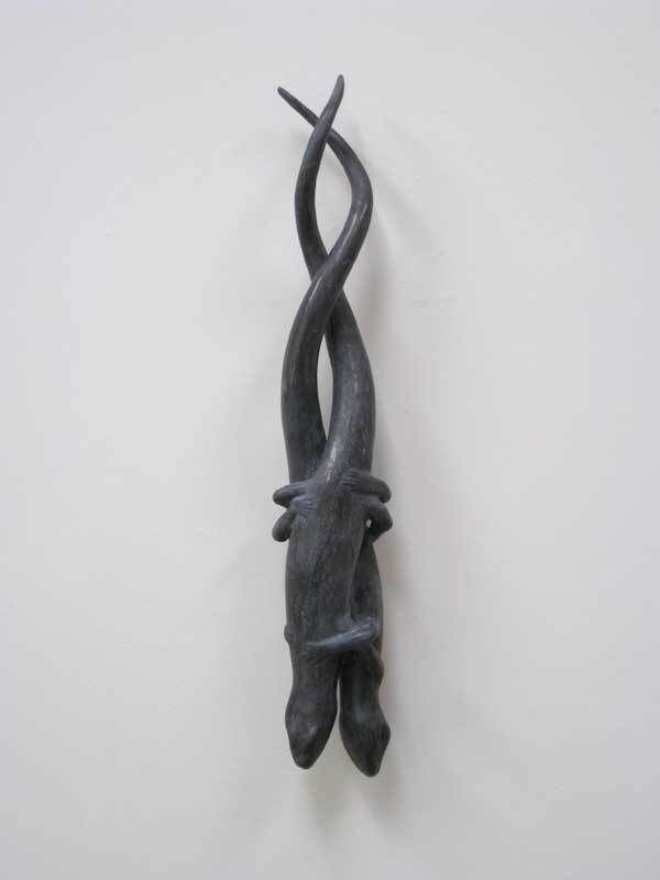 Mark Calderon, ‘Untitled (skink twins)’, 2009, Sculpture, Cast lead, Nancy Hoffman Gallery