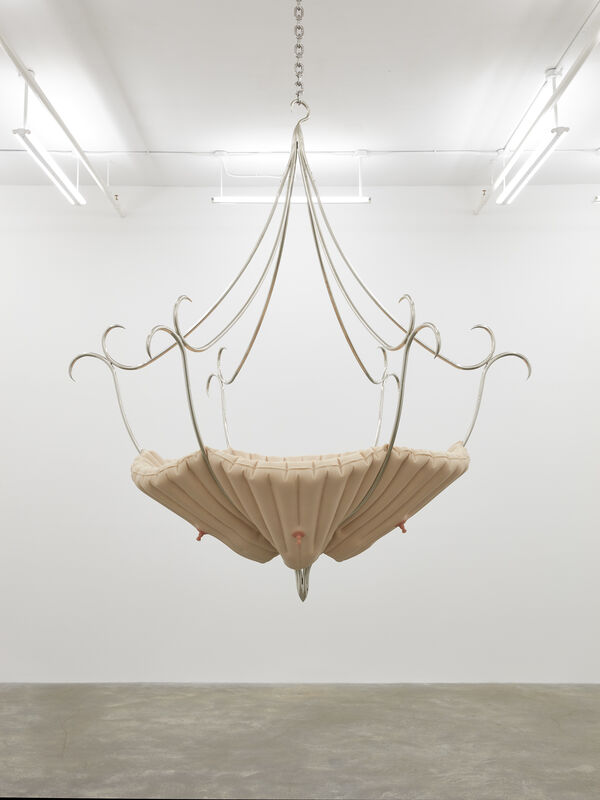 Hannah Levy, ‘Untitled’, 2020, Sculpture, Nickel-plated steel, silicone, Casey Kaplan