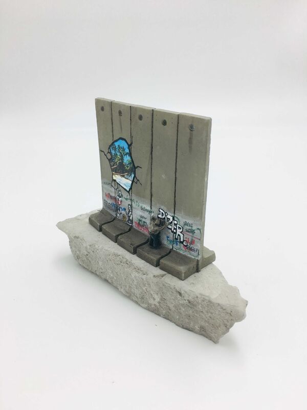 Banksy, ‘Walled Off Hotel - Wall Sculpture’, 2018, Sculpture, Miniature concrete souvenir sculpture, hand painted by local artists, Lougher Contemporary Gallery Auction