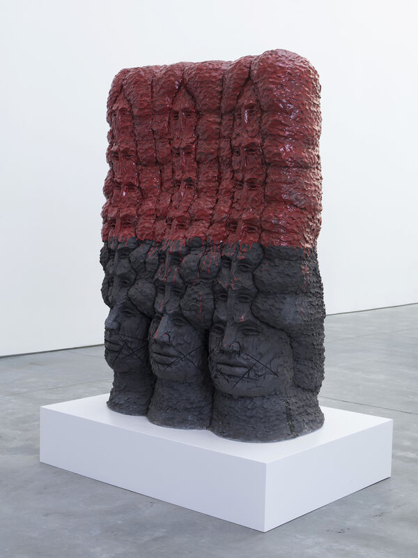 Raven Halfmoon, ‘ONE’-TEH’, 2020, Sculpture, Stoneware, glaze, Ross+Kramer Gallery