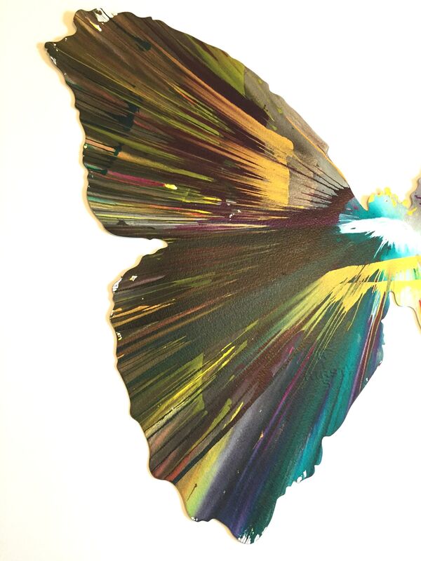 Damien Hirst, ‘Spin painting (Butterfly)’, 2009, Painting, Acrylic on paper, Vogtle Contemporary 