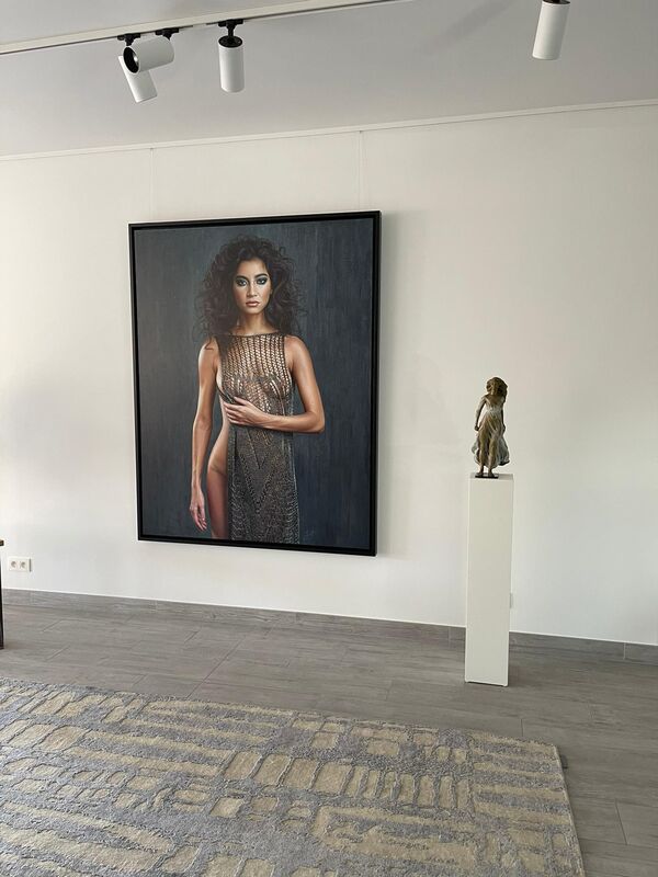 Christiane Vleugels, ‘Armored’, 2019, Painting, Oil on canvas, Art Center Horus