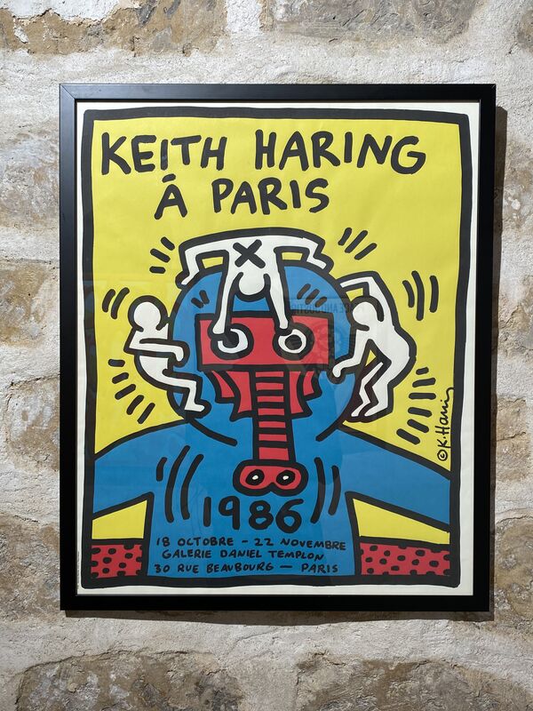 Keith Haring, ‘Keith Haring à Paris - Galerie Daniel Templon’, 1986, Print, Offset print on paper, Ground Effect Gallery