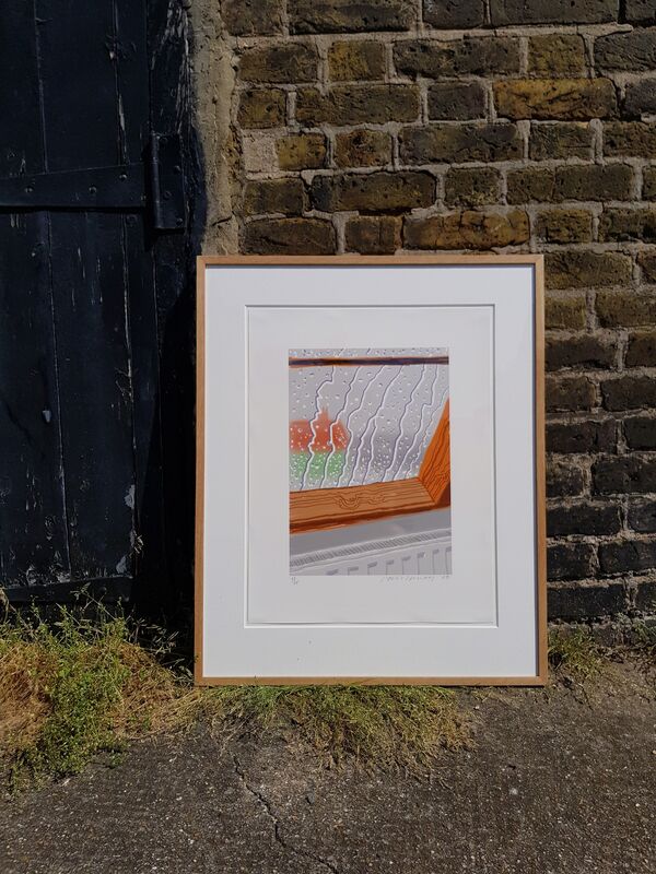 David Hockney, ‘Rain on the Studio Window’, 2009, Print, Inkjet printed computer drawing in colours,
on Epson Hot Press Natural, matte, smooth paper, RAW Editions Gallery Auction