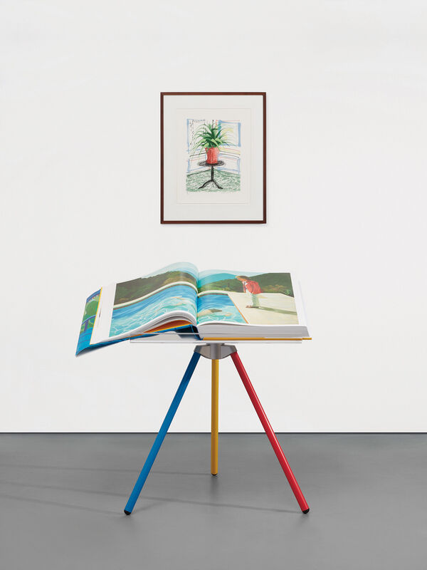 David Hockney, ‘A Bigger Book, Art Edition C’, 2010-2016, Other, IPad drawing in colors, printed on archival paper, with the illustrated 680-page chronology book, original print portfolio and adjustable book stand designed by Marc Newson, contained in the original cardboard box, Phillips