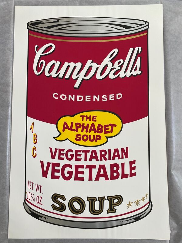 Andy Warhol, ‘Campbell's Soup II, Vegetarian Vegetable F&S II.56’, 1969, Print, Screenprint in colors on wove paper, Fine Art Mia