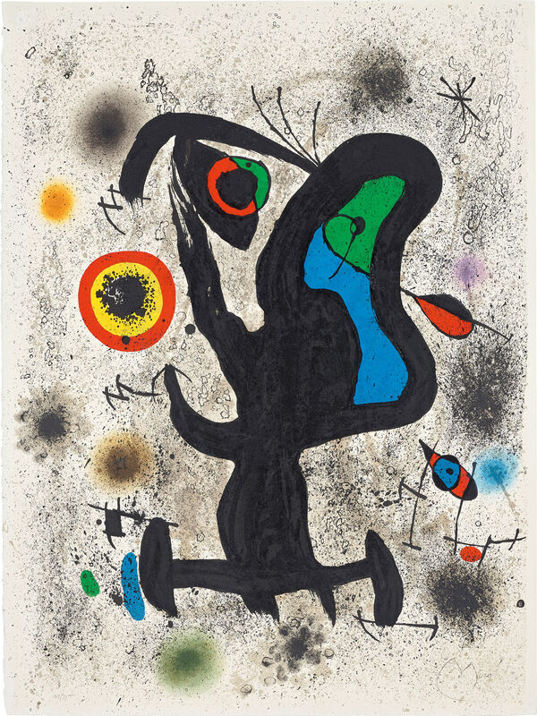 Joan Miró, ‘Lithograph for the International Plastic Arts Association, Unesco’, 1971, Print, Lithograph in colours, on Arches paper, the full sheet., Phillips