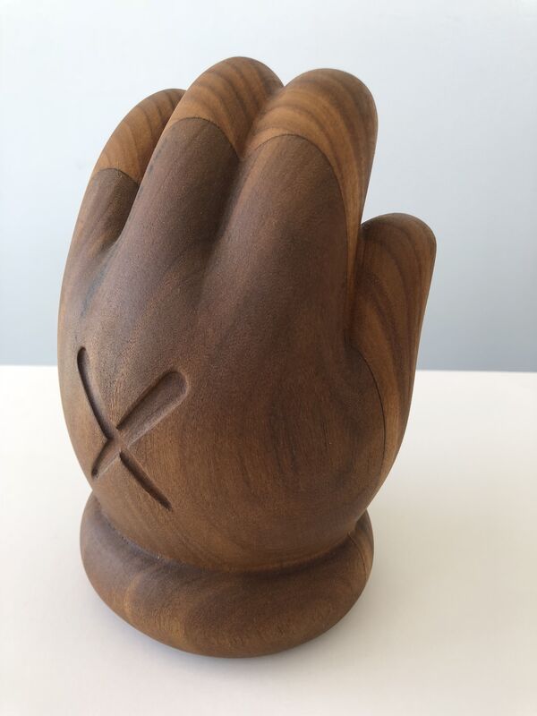 KAWS, ‘Untitled (Wood Hand)’, 2016, Ephemera or Merchandise, Wood, Artsy x Forum Auctions