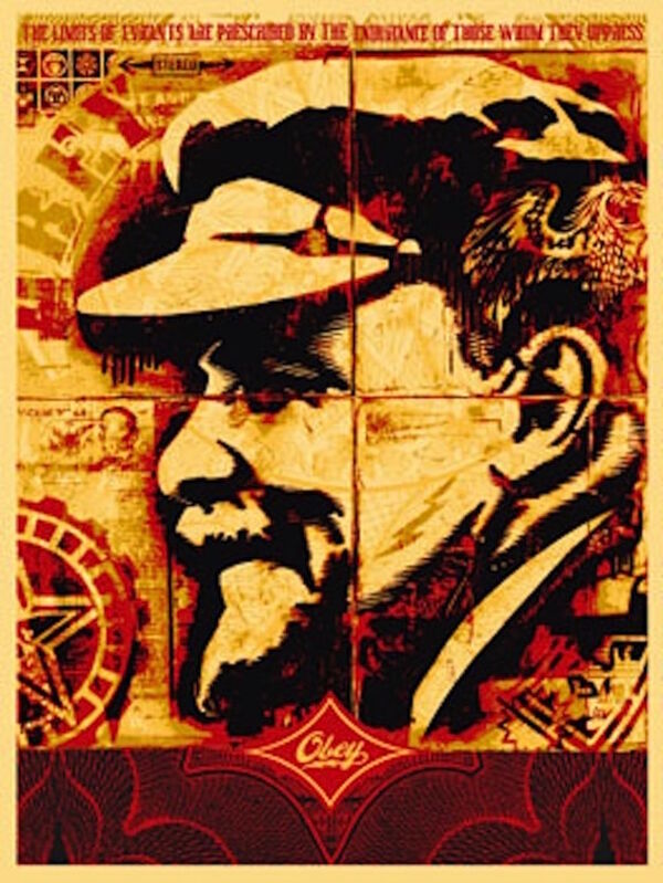 Shepard Fairey, ‘Lenin Record’, 2005, Print, Screenprint, Gregg Shienbaum Fine Art
