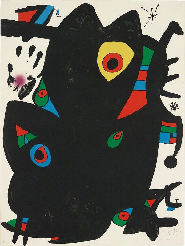Joan Miró, ‘Montroig II’, 1973, Print, Lithograph in colours, on Guarro paper, the full sheet, Phillips