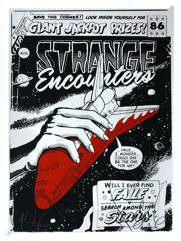 FAILE, ‘Strange Encounters’, 2007, Print, Limited edition serigraph on paper, Addicted Art Gallery