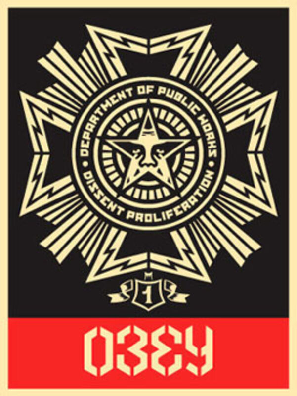 Shepard Fairey, ‘Public Works Medal’, 2004, Print, Screenprint in colours on paper, DIGARD AUCTION