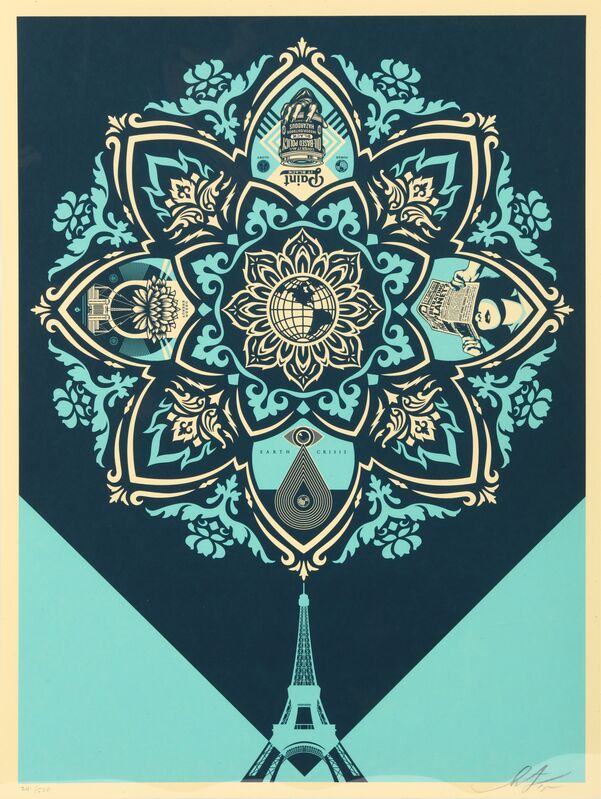 Shepard Fairey, ‘A Delicate Balance 2’, 2015, Print, Screenprint in colours, Chiswick Auctions