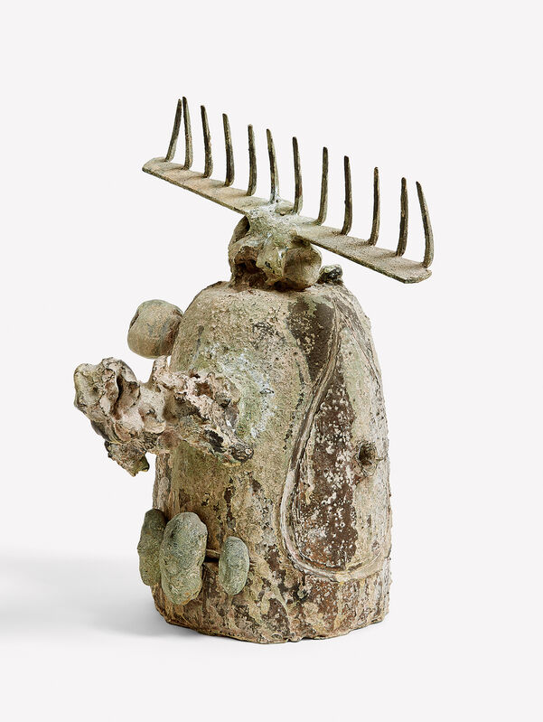 Joan Miró, ‘Personnage (Tête et oiseau) [Personage (Head and Bird)]’, 1973, Sculpture, Bronze (sand and lost wax casting), Cast 1/2, Acquavella Galleries