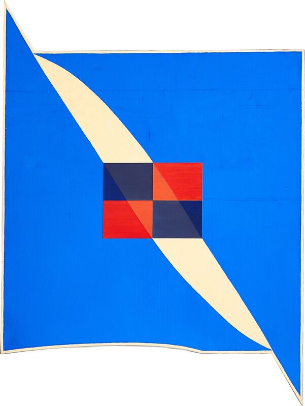 Harvey Quaytman, ‘Union Square #6’, 1982, Painting, Oil on shaped canvas, Rago/Wright/LAMA