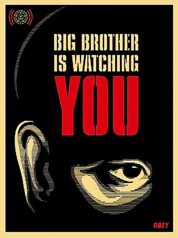 Shepard Fairey, ‘Big Brother Is Watching You’, 2006, Print, Screenprint, Gregg Shienbaum Fine Art
