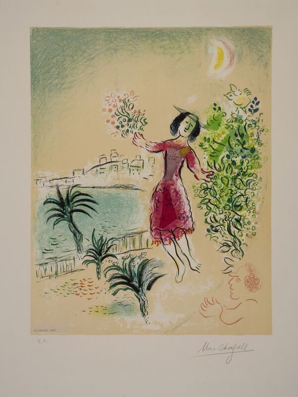 Marc Chagall, ‘Bay of Nice (Sorlier Poster 124)’, 1970, Print, Lithograph printed in colours, Forum Auctions