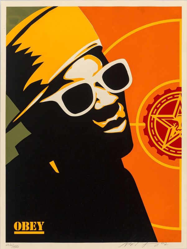 Shepard Fairey, ‘Flava Flav Poster’, 2002, Print, Screenprint in colors on cream speckled paper, Heritage Auctions