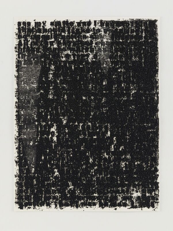 Glenn Ligon, ‘Mirror II Drawing #20’, 2010, Drawing, Collage or other Work on Paper, Oil stick and coal dust on paper, LAXART