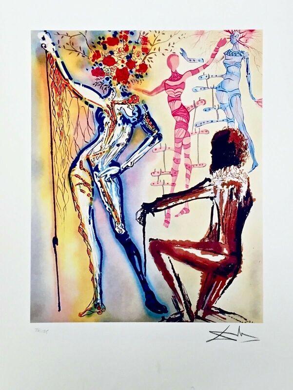 Salvador Dalí, ‘Ballet of the Flowers’, ca. 2000, Reproduction, Giclee on wove paper, Art Commerce