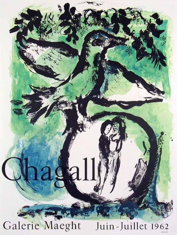 Marc Chagall, ‘Oiseau Vert’, 1962, Ephemera or Merchandise, Stone Lithograph, ArtWise