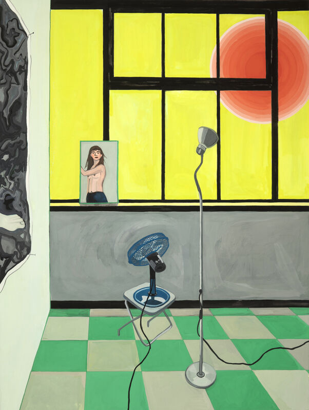 Camille Brès, ‘Le réchauffement climatique de mon atelier’, 2019, Painting, Gouache on paper, Galerie Ariane C-Y