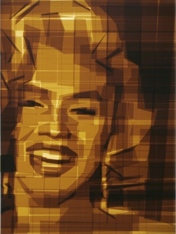 Mark Khaisman, ‘Marilyn 2’, 2019, Installation, Tape on backlit panel, Galerie LeRoyer